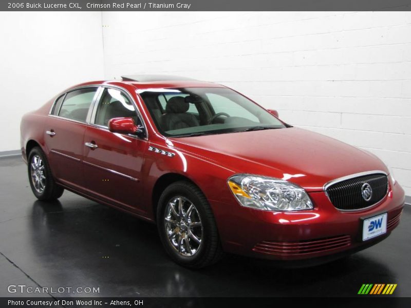 Crimson Red Pearl / Titanium Gray 2006 Buick Lucerne CXL