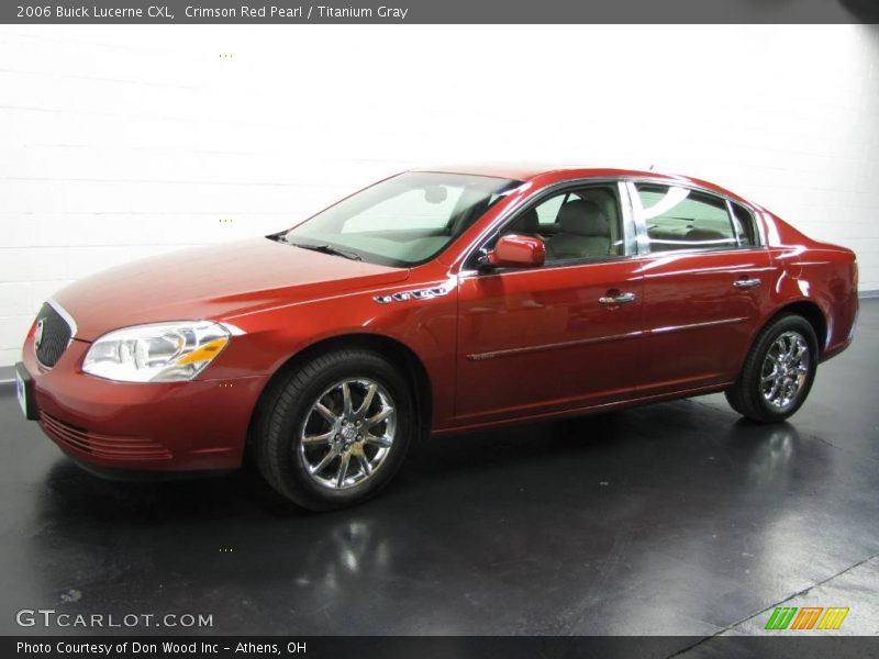 Crimson Red Pearl / Titanium Gray 2006 Buick Lucerne CXL