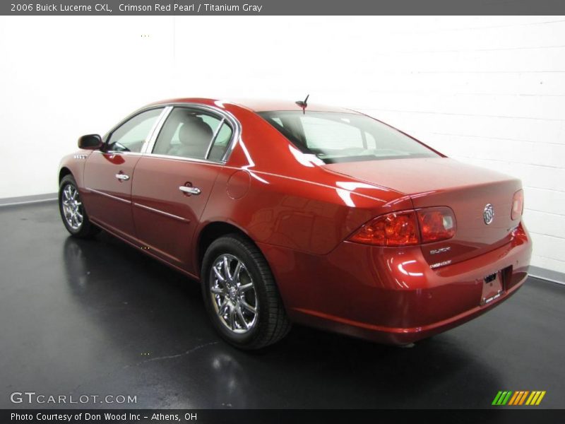 Crimson Red Pearl / Titanium Gray 2006 Buick Lucerne CXL