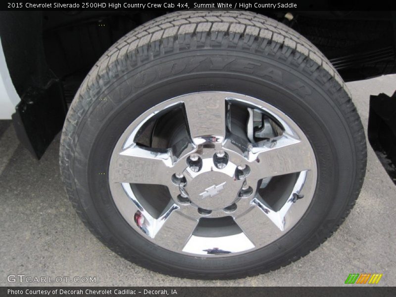 Summit White / High Country Saddle 2015 Chevrolet Silverado 2500HD High Country Crew Cab 4x4