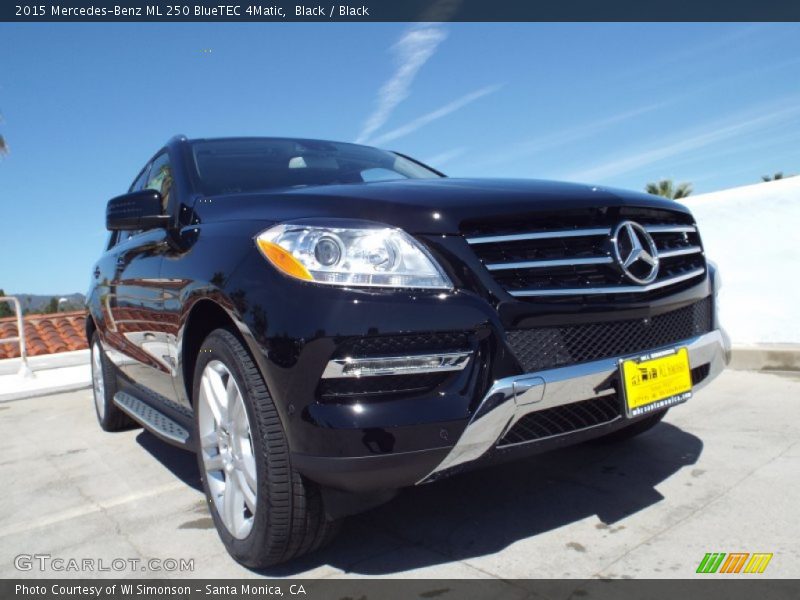 Black / Black 2015 Mercedes-Benz ML 250 BlueTEC 4Matic