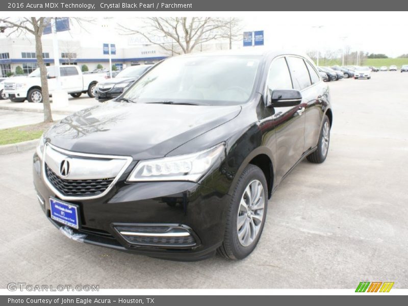 Crystal Black Pearl / Parchment 2016 Acura MDX Technology