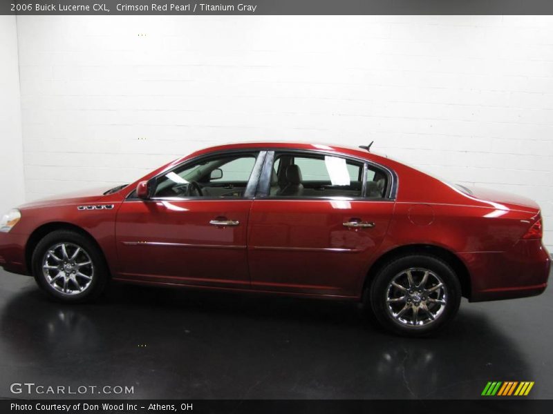 Crimson Red Pearl / Titanium Gray 2006 Buick Lucerne CXL