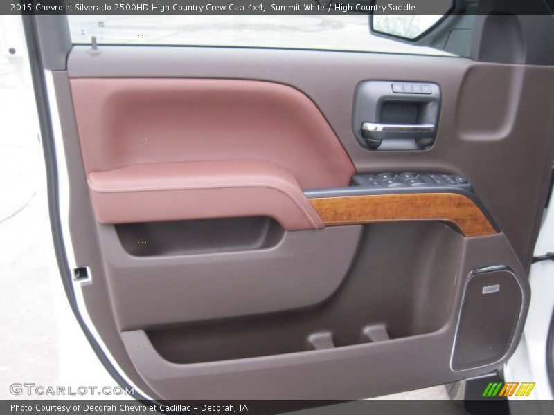 Summit White / High Country Saddle 2015 Chevrolet Silverado 2500HD High Country Crew Cab 4x4