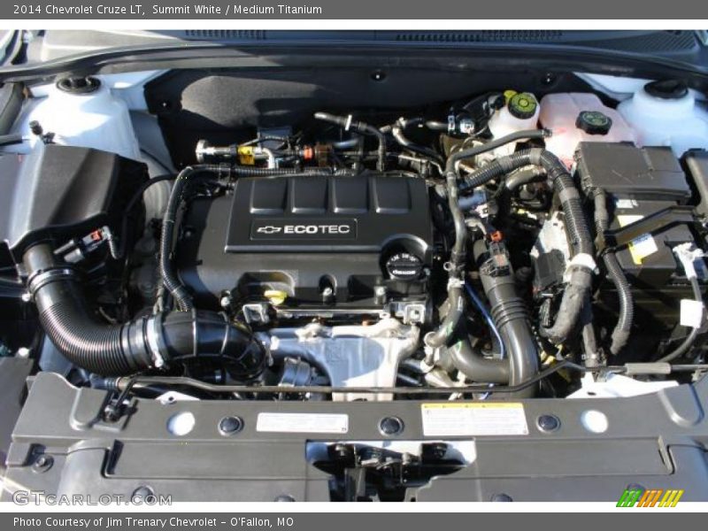 Summit White / Medium Titanium 2014 Chevrolet Cruze LT