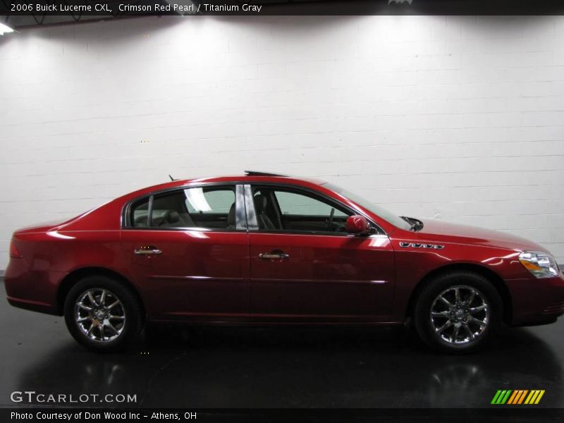 Crimson Red Pearl / Titanium Gray 2006 Buick Lucerne CXL
