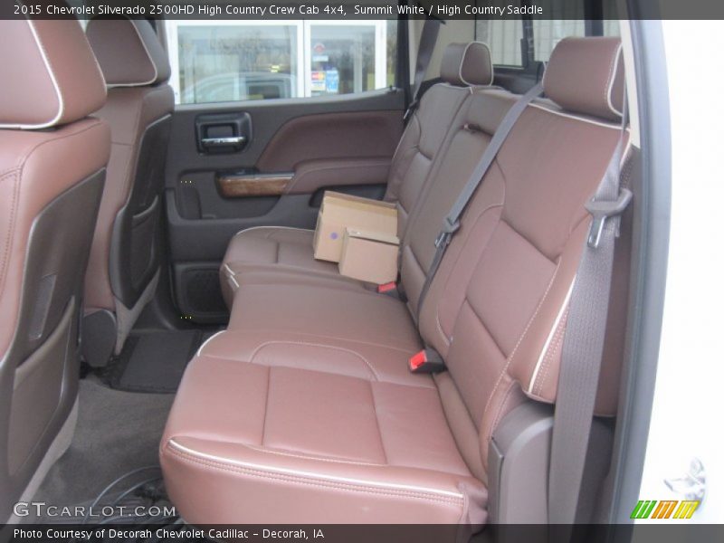 Summit White / High Country Saddle 2015 Chevrolet Silverado 2500HD High Country Crew Cab 4x4