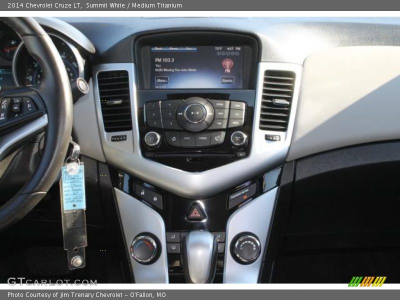 Summit White / Medium Titanium 2014 Chevrolet Cruze LT
