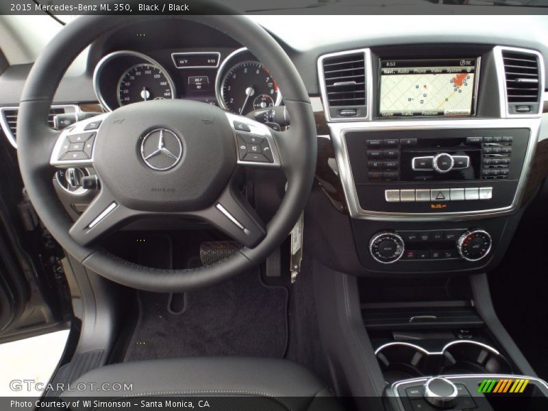 Black / Black 2015 Mercedes-Benz ML 350