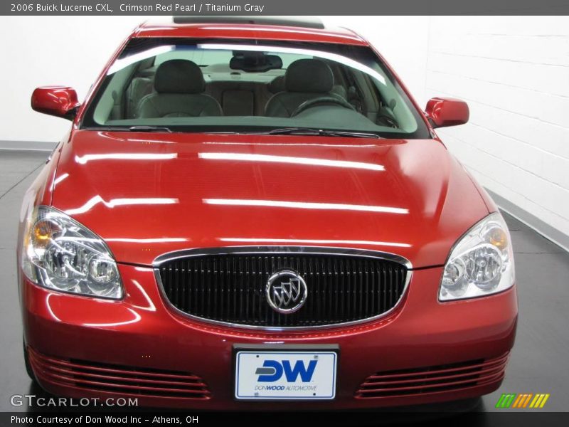 Crimson Red Pearl / Titanium Gray 2006 Buick Lucerne CXL