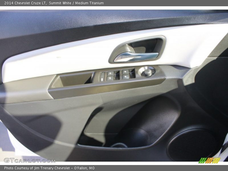 Summit White / Medium Titanium 2014 Chevrolet Cruze LT