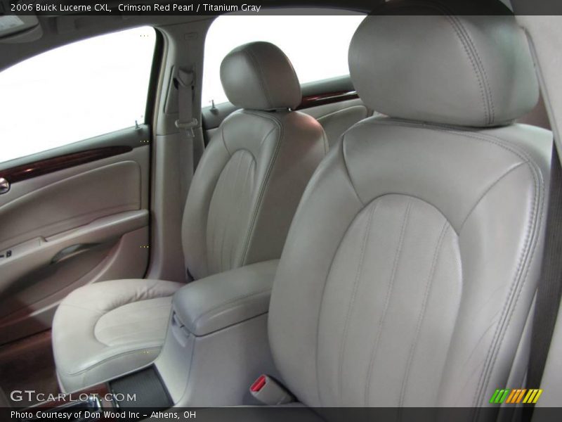 Crimson Red Pearl / Titanium Gray 2006 Buick Lucerne CXL