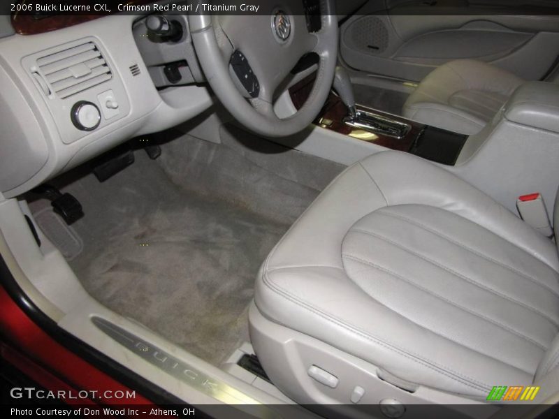Crimson Red Pearl / Titanium Gray 2006 Buick Lucerne CXL