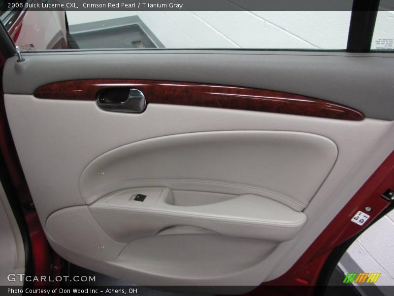 Crimson Red Pearl / Titanium Gray 2006 Buick Lucerne CXL