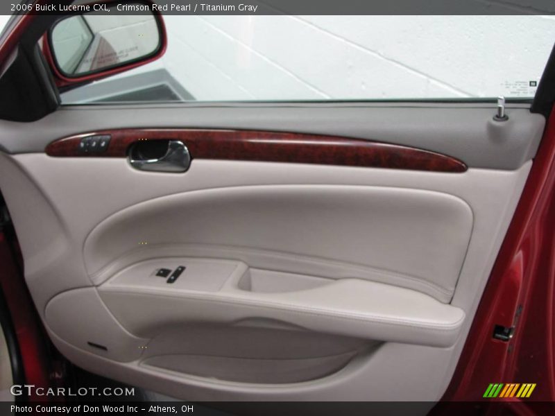 Crimson Red Pearl / Titanium Gray 2006 Buick Lucerne CXL