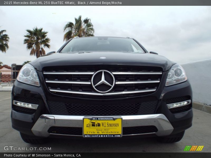 Black / Almond Beige/Mocha 2015 Mercedes-Benz ML 250 BlueTEC 4Matic