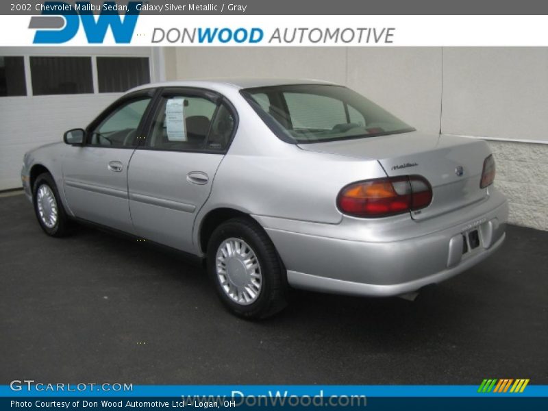 Galaxy Silver Metallic / Gray 2002 Chevrolet Malibu Sedan