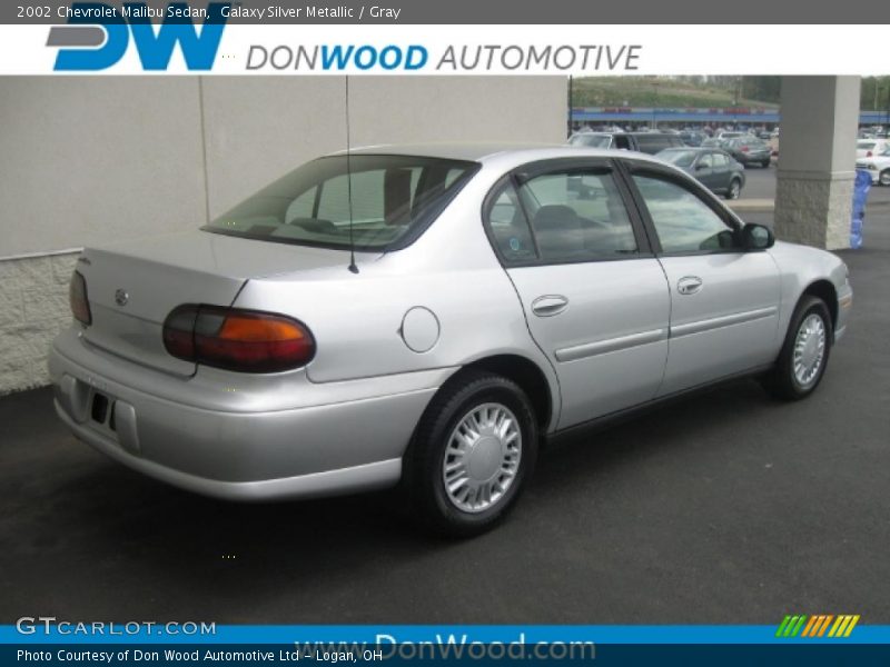Galaxy Silver Metallic / Gray 2002 Chevrolet Malibu Sedan