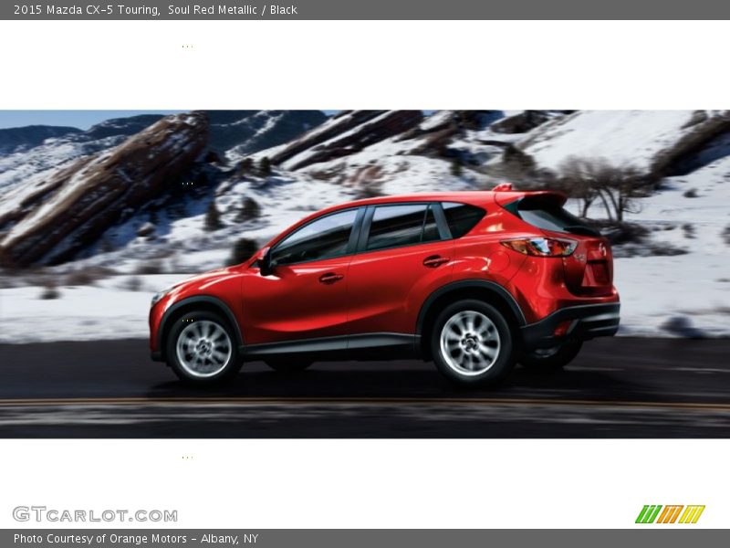 Soul Red Metallic / Black 2015 Mazda CX-5 Touring