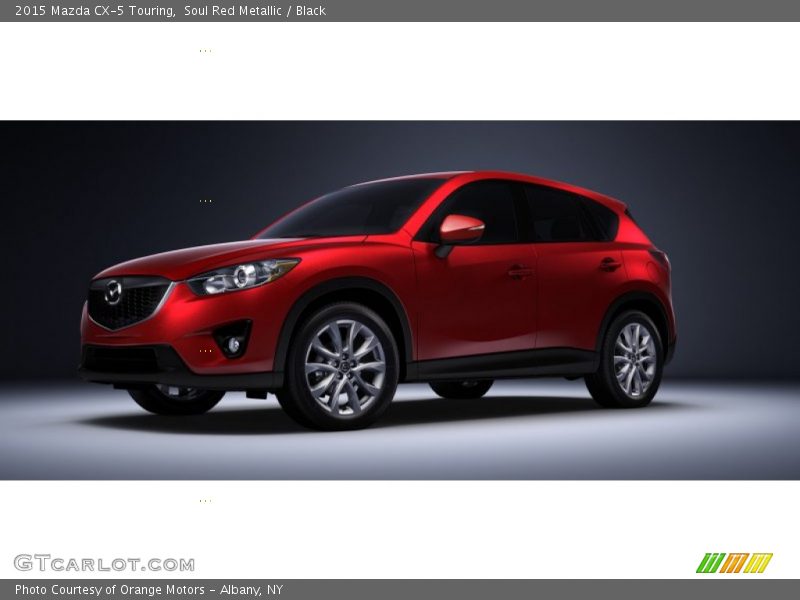 Soul Red Metallic / Black 2015 Mazda CX-5 Touring