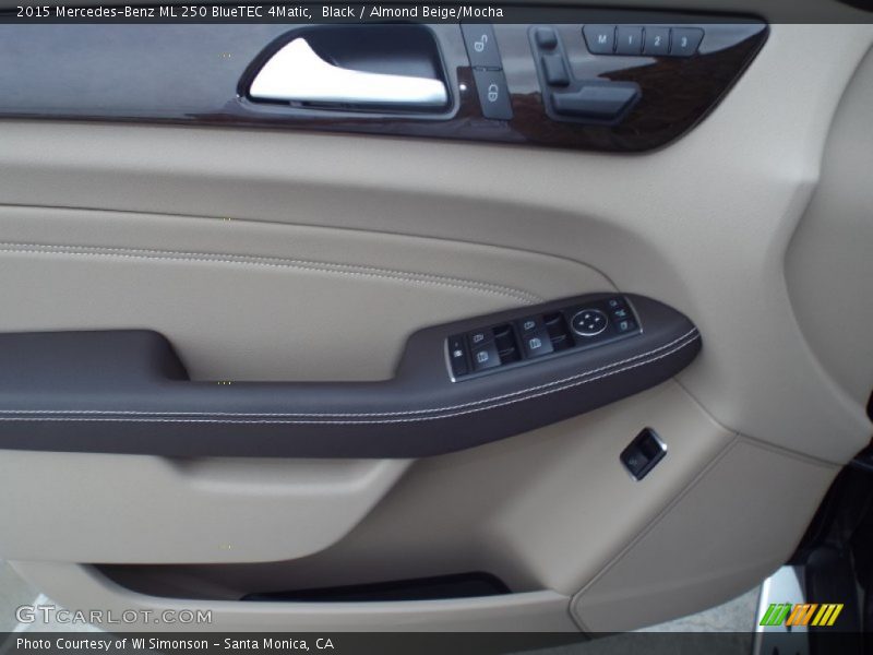 Black / Almond Beige/Mocha 2015 Mercedes-Benz ML 250 BlueTEC 4Matic