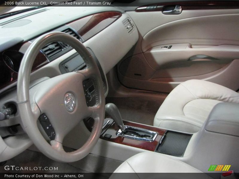 Crimson Red Pearl / Titanium Gray 2006 Buick Lucerne CXL