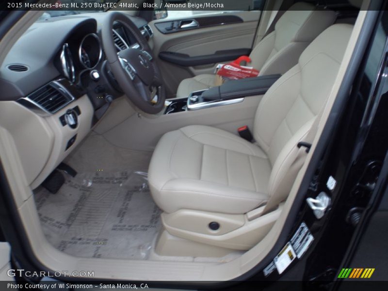 Black / Almond Beige/Mocha 2015 Mercedes-Benz ML 250 BlueTEC 4Matic