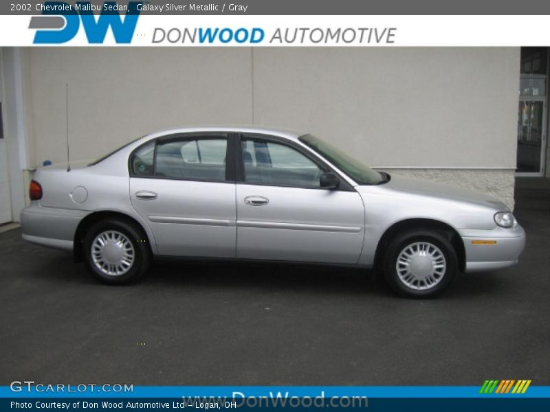 Galaxy Silver Metallic / Gray 2002 Chevrolet Malibu Sedan