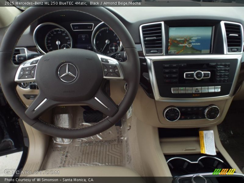 Black / Almond Beige/Mocha 2015 Mercedes-Benz ML 250 BlueTEC 4Matic