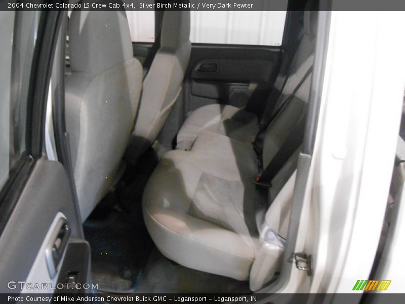 Silver Birch Metallic / Very Dark Pewter 2004 Chevrolet Colorado LS Crew Cab 4x4