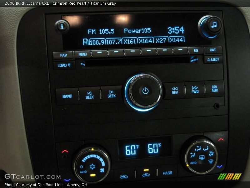 Crimson Red Pearl / Titanium Gray 2006 Buick Lucerne CXL