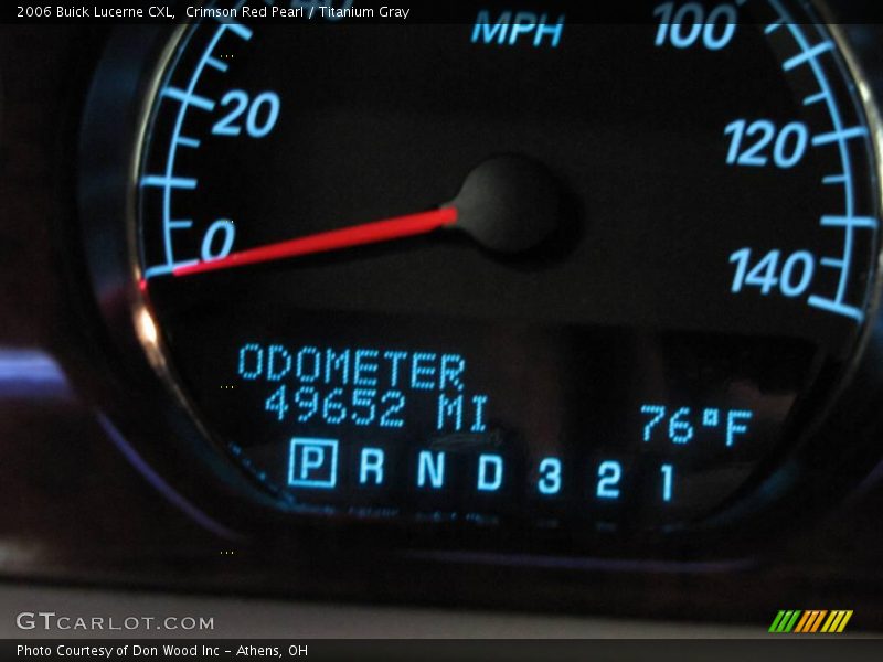 Crimson Red Pearl / Titanium Gray 2006 Buick Lucerne CXL