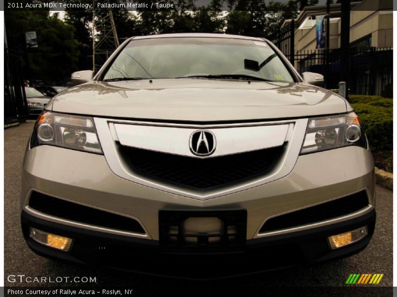 Palladium Metallic / Taupe 2011 Acura MDX Technology