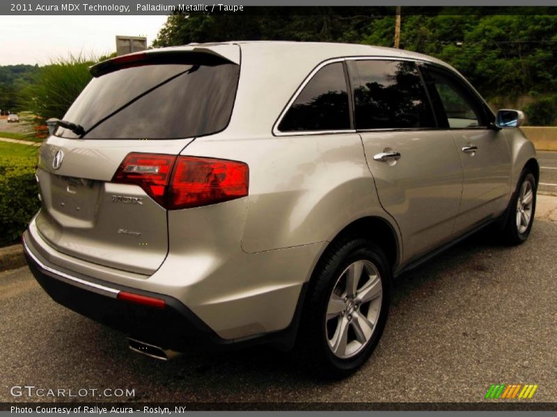 Palladium Metallic / Taupe 2011 Acura MDX Technology