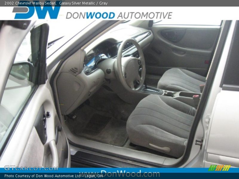 Galaxy Silver Metallic / Gray 2002 Chevrolet Malibu Sedan