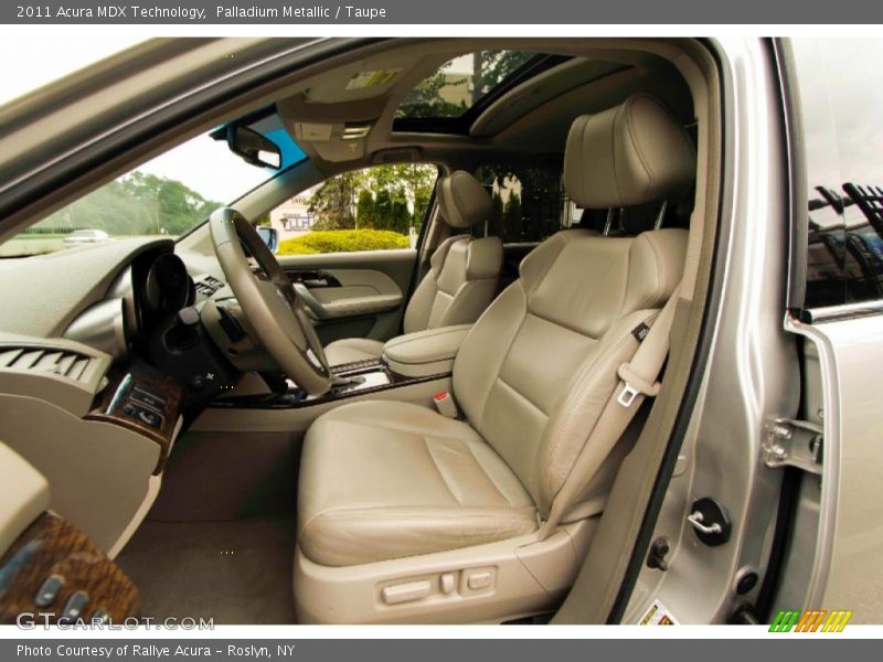 Palladium Metallic / Taupe 2011 Acura MDX Technology