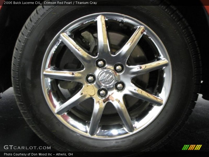 Crimson Red Pearl / Titanium Gray 2006 Buick Lucerne CXL