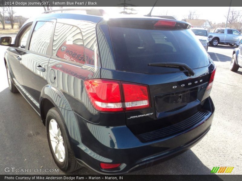 Fathom Blue Pearl / Black 2014 Dodge Journey SXT