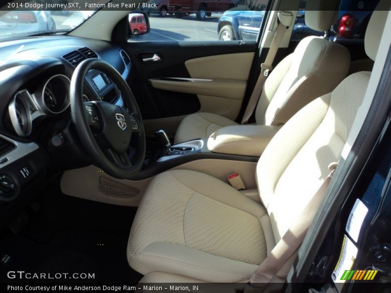 Fathom Blue Pearl / Black 2014 Dodge Journey SXT