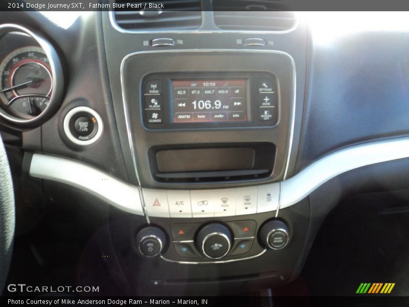 Fathom Blue Pearl / Black 2014 Dodge Journey SXT
