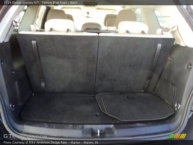 Fathom Blue Pearl / Black 2014 Dodge Journey SXT