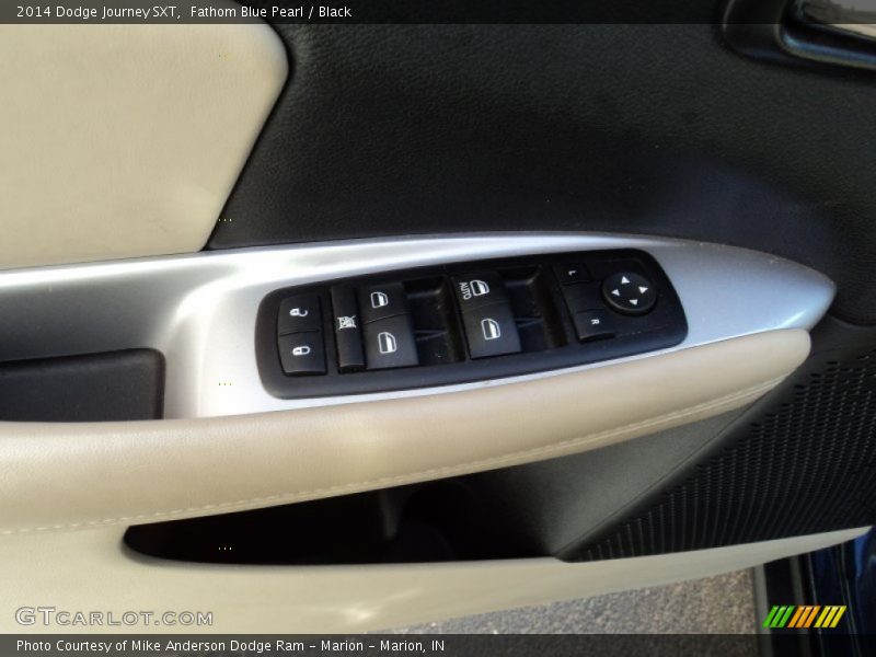 Fathom Blue Pearl / Black 2014 Dodge Journey SXT