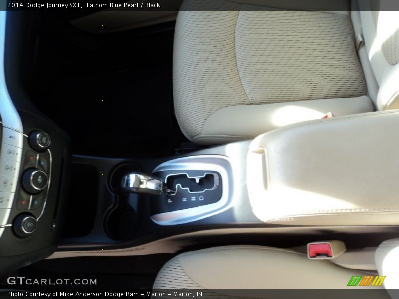 Fathom Blue Pearl / Black 2014 Dodge Journey SXT