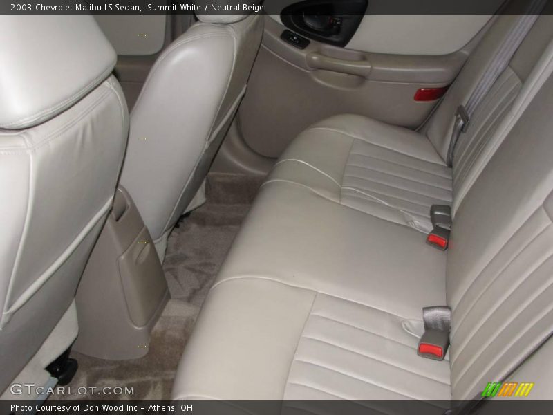 Summit White / Neutral Beige 2003 Chevrolet Malibu LS Sedan