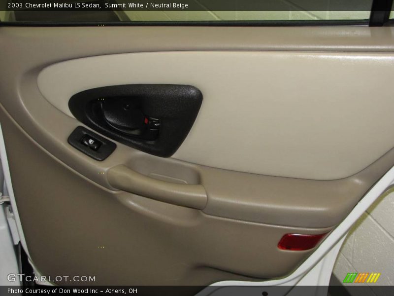 Summit White / Neutral Beige 2003 Chevrolet Malibu LS Sedan