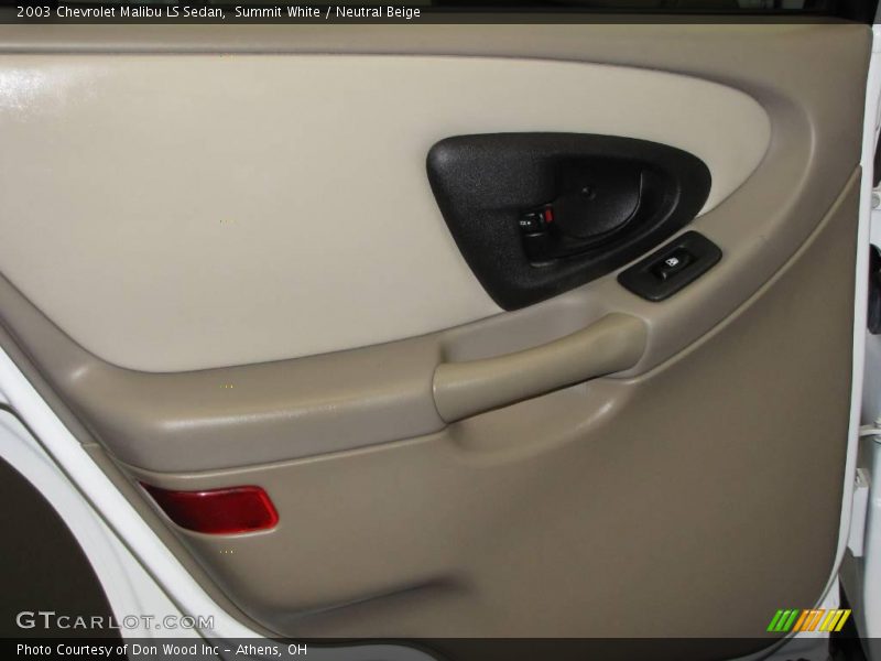 Summit White / Neutral Beige 2003 Chevrolet Malibu LS Sedan