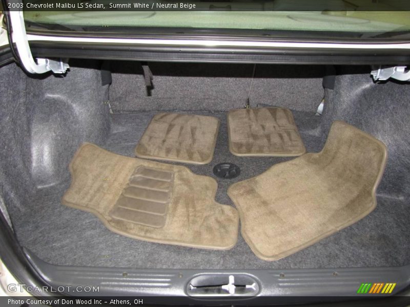 Summit White / Neutral Beige 2003 Chevrolet Malibu LS Sedan