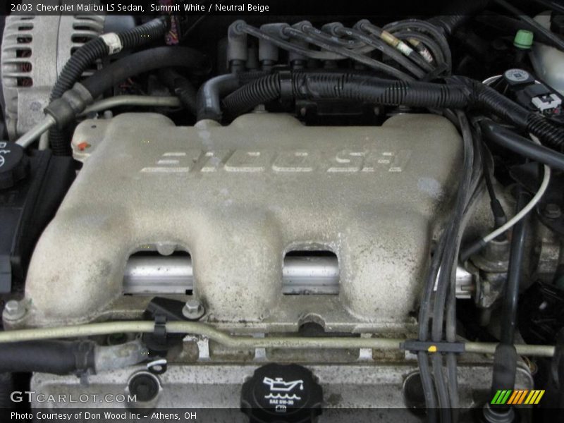 Summit White / Neutral Beige 2003 Chevrolet Malibu LS Sedan