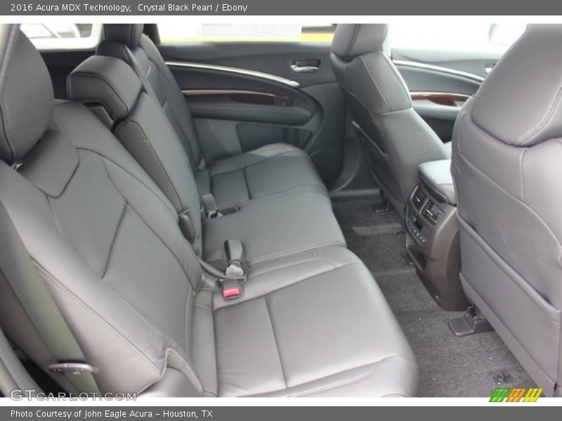 Crystal Black Pearl / Ebony 2016 Acura MDX Technology