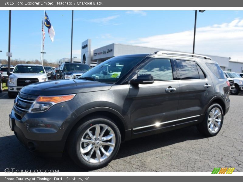 Magnetic / Charcoal Black 2015 Ford Explorer Limited